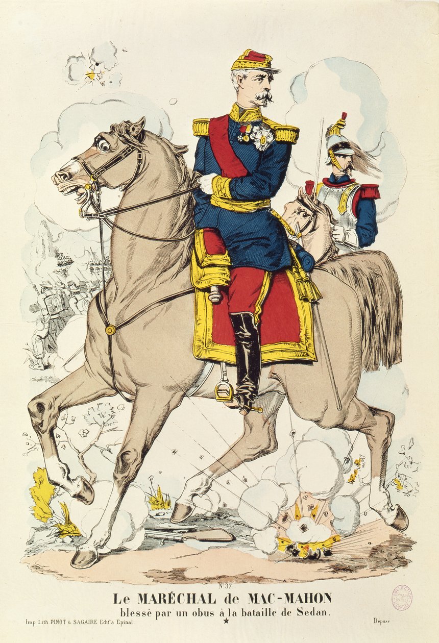 Mareşal Edme Patrice Maurice de Macmahon (1808-93) by French School