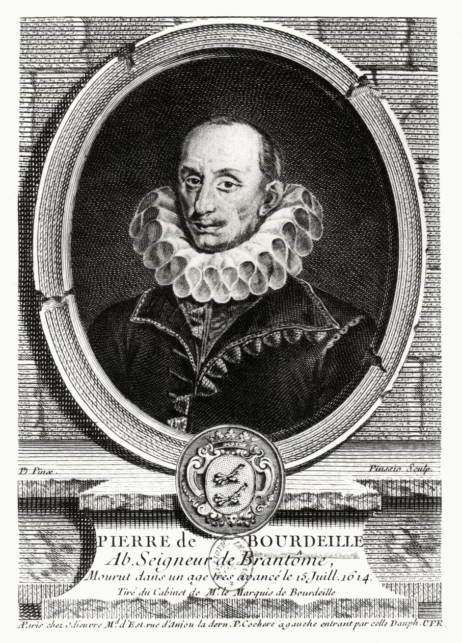 Pierre de Bourdeille (1540-1614) Brantome Abbot