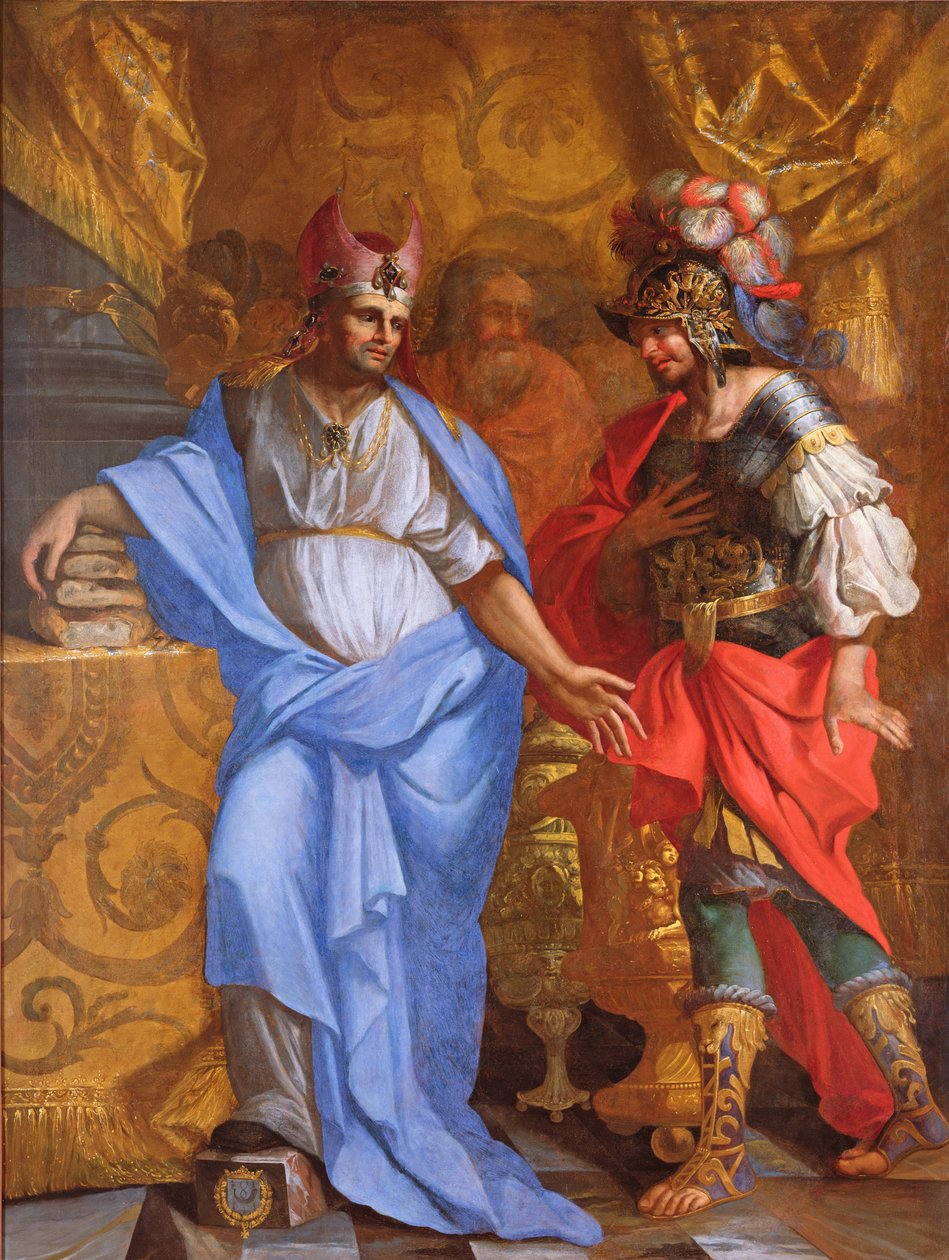 İbrahim ve Melçizedek arasındaki buluşma by French School