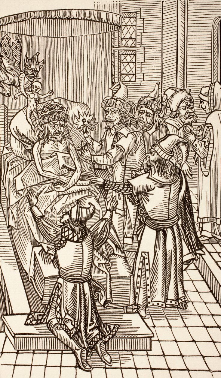 Osmanlı İmparatorluğu Sultanı II. Mehmed, ölüm döşeğinde, Paul Lacroix