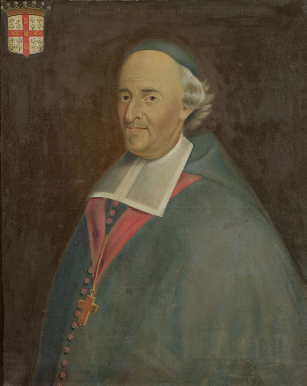 Monseigneur de Montmorency-Laval (1623-1708) Kanada Piskoposu by French School
