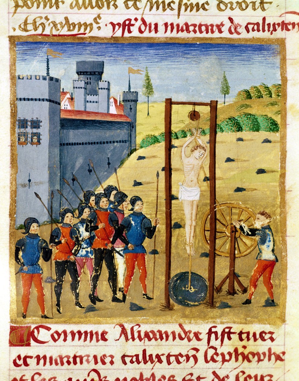 Ms 1335 f.167v Büyük İskender, Calixten Cephobe
