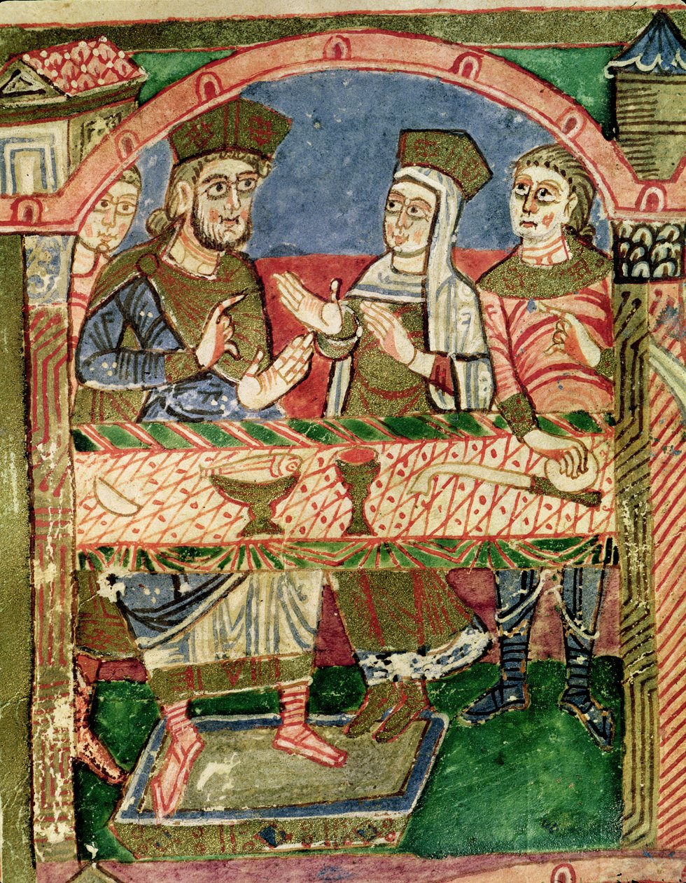 Bayan 250 f.24r St. Radegund (518-87), St. Radegund