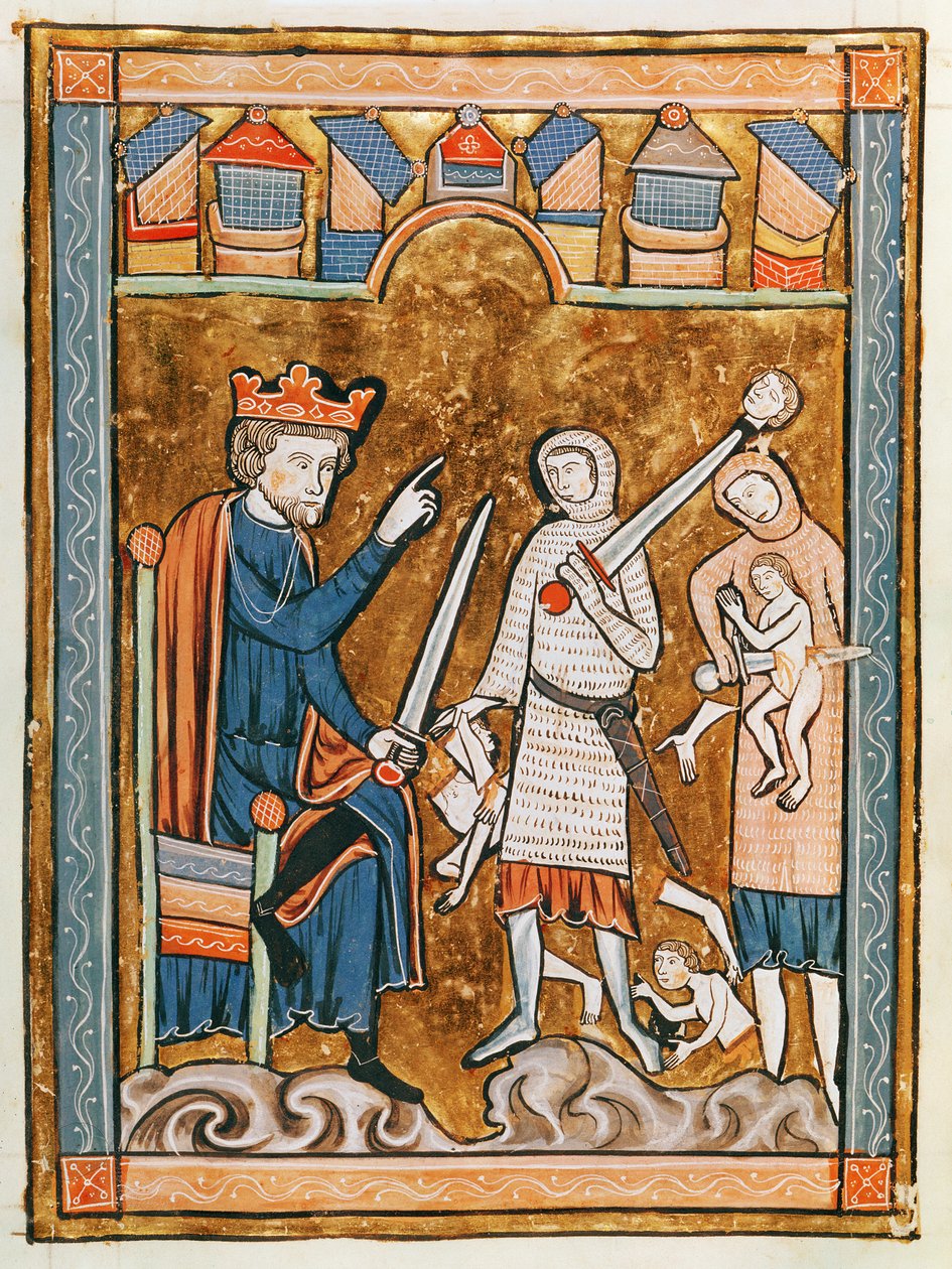 Ms 3016 fol.11v Masumların Katliamı, Psautier a lUsage de Paris