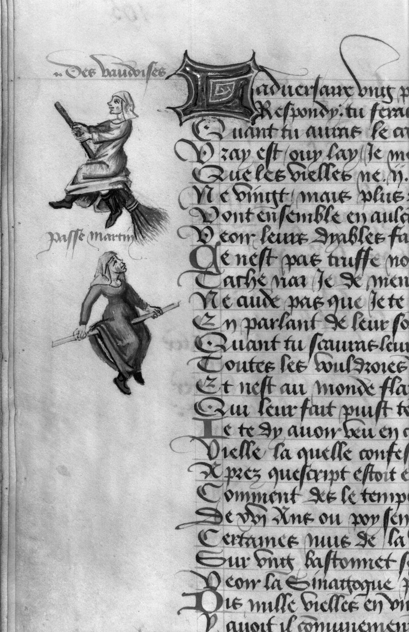 Ms Fr 12476 fol.105v Two witches from 
