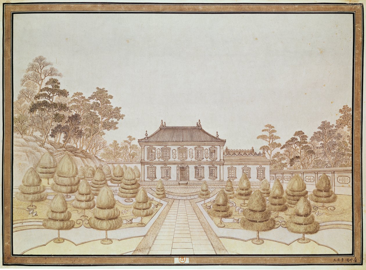 1750 yılında Benoit tarafından inşa edilen Yuen Ming Yuen