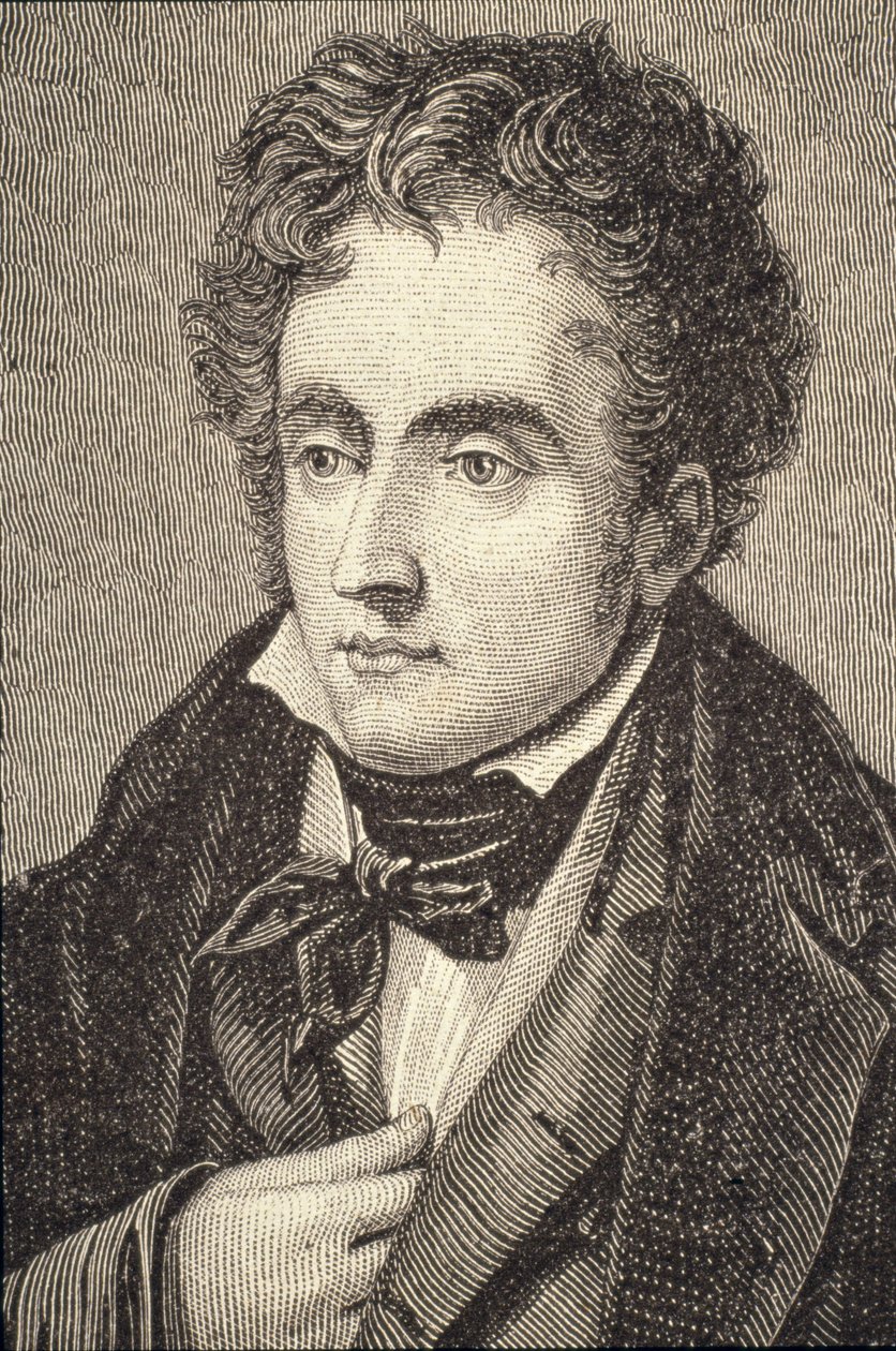 Portrait of Francois Auguste Rene, Viscount of Chateaubriand (1768-1848)  by French School