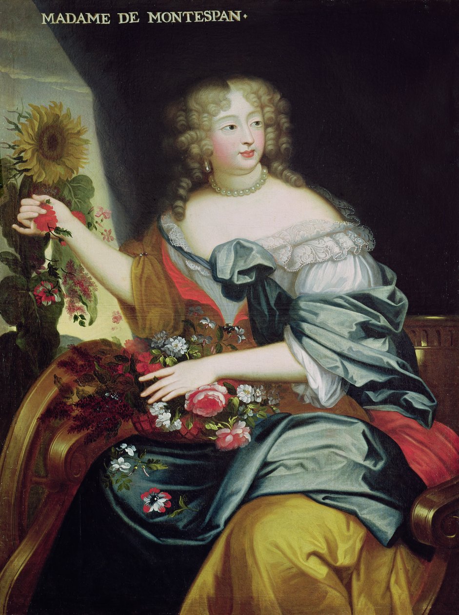 Portrait of Francoise-Athenaise Rochechouart de Mortemart (1641-1707) Marquise de Montespan  by French School
