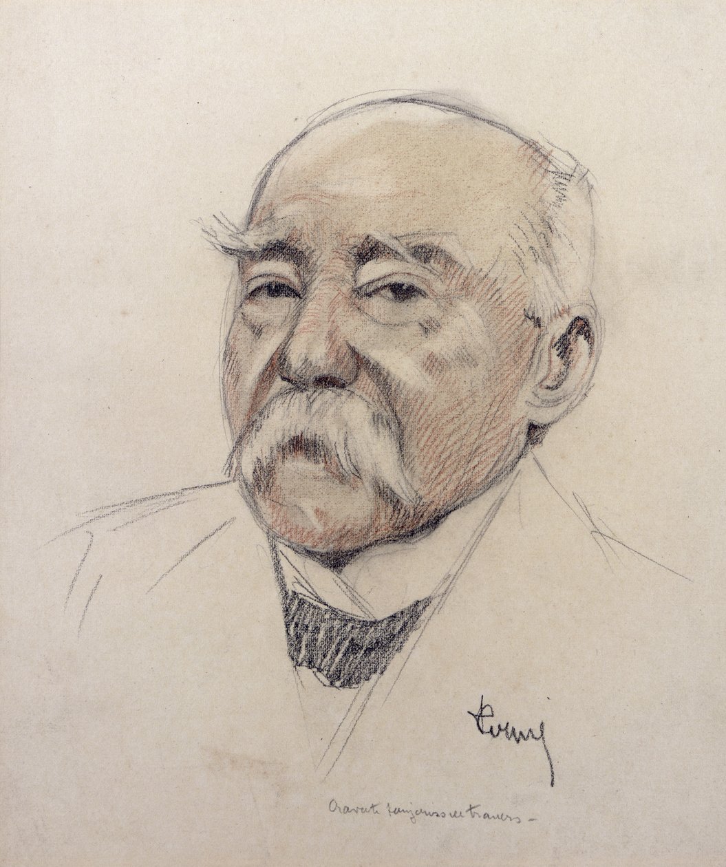 Portrait of Georges Clemenceau (1841-1929)  by French School