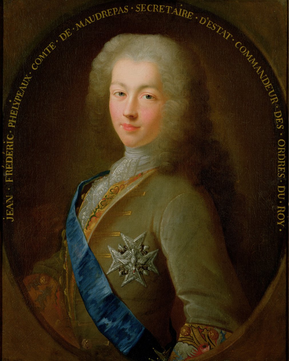 Portrait of Jean Frederic Phelypeaux (1701-81) Count of Maurepas  by French School