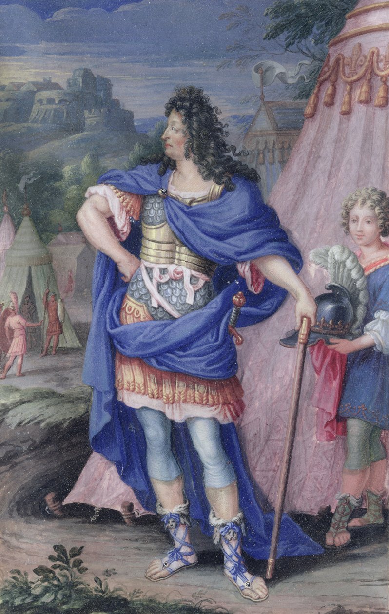 Louis XIV (1638) Fransa Kralı Portresi by French School