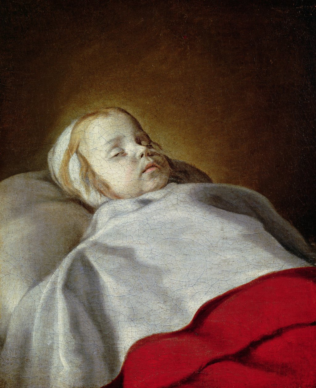Ölü Bir Çocuğun Portresi, c.1650 by French School