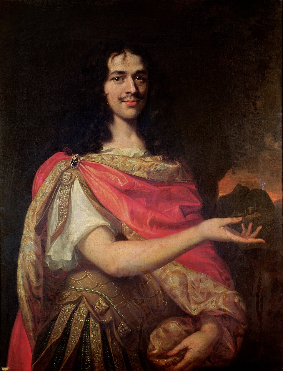 Moliere olduğu tahmin edilen portre (1622-73) by French School