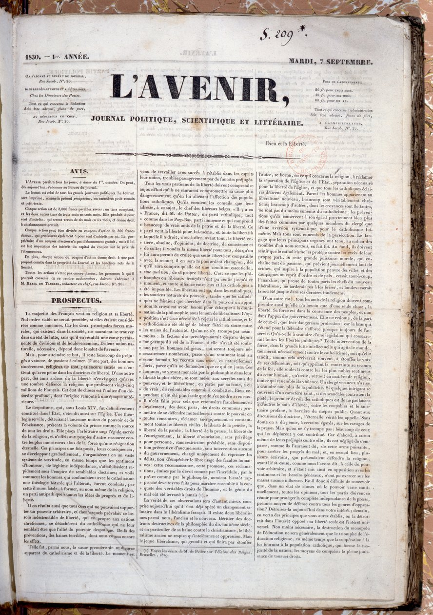 Journal LAvenir