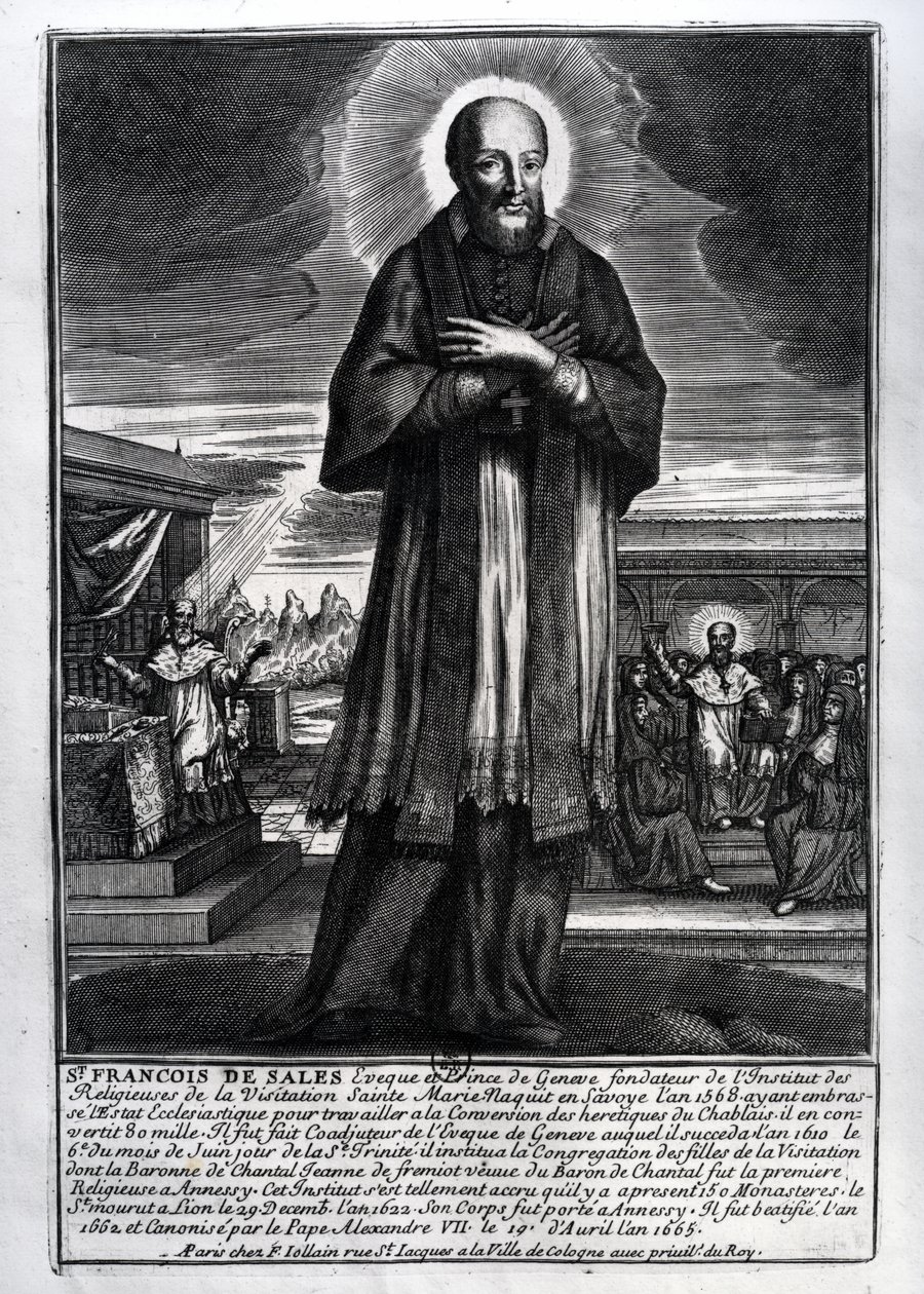 Aziz François de Satış (1568-1622) by French School