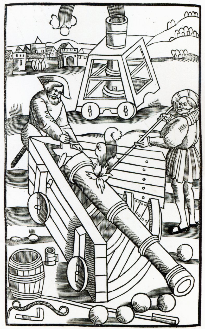Top ateşleyen askerler, Publius Flavius ​​​​Vegetius Renatus (fl.390) tarafından 