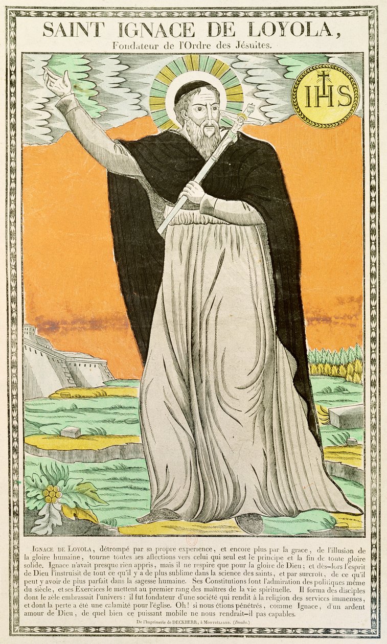 Loyolalı Aziz Ignatius (1491-1556) by French School