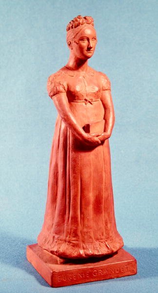 Eugenie Grandet Heykelciği (pişmiş toprak) by French School
