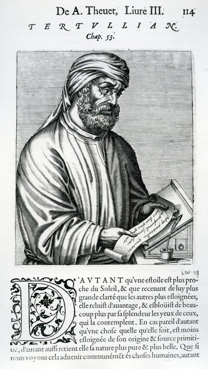 Tertullian, Andre Thevet