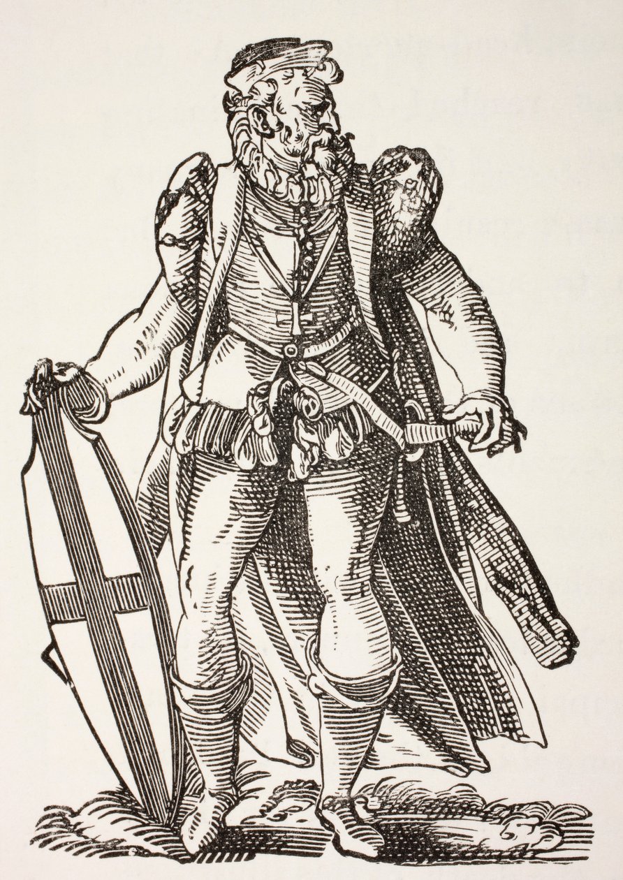 Germen şövalye, Paul Lacroix tarafından 