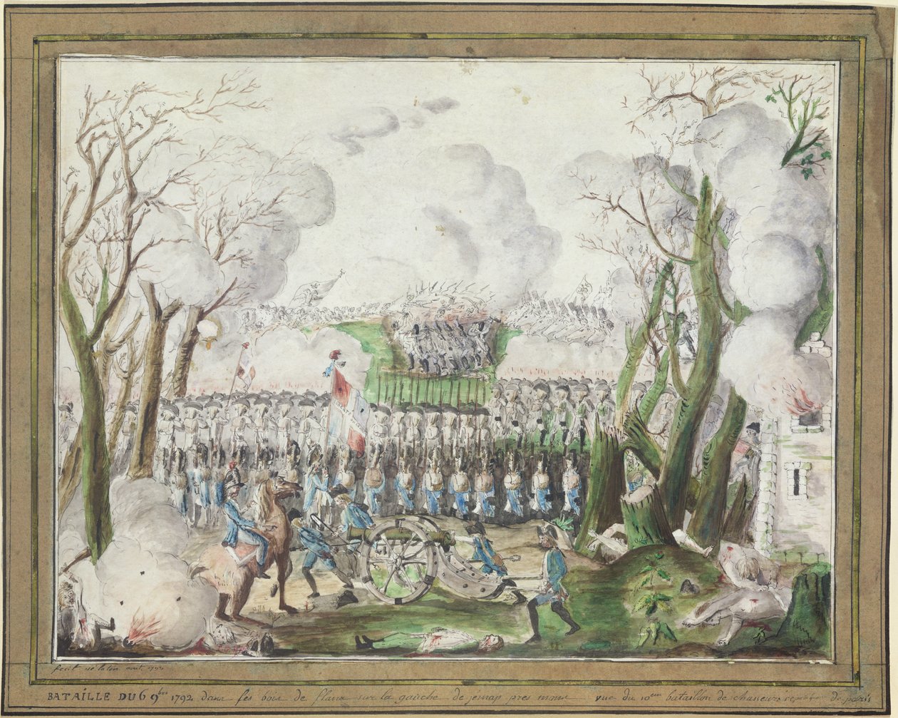 Jemmapes Savaşı, 6 Kasım 1792 by French School