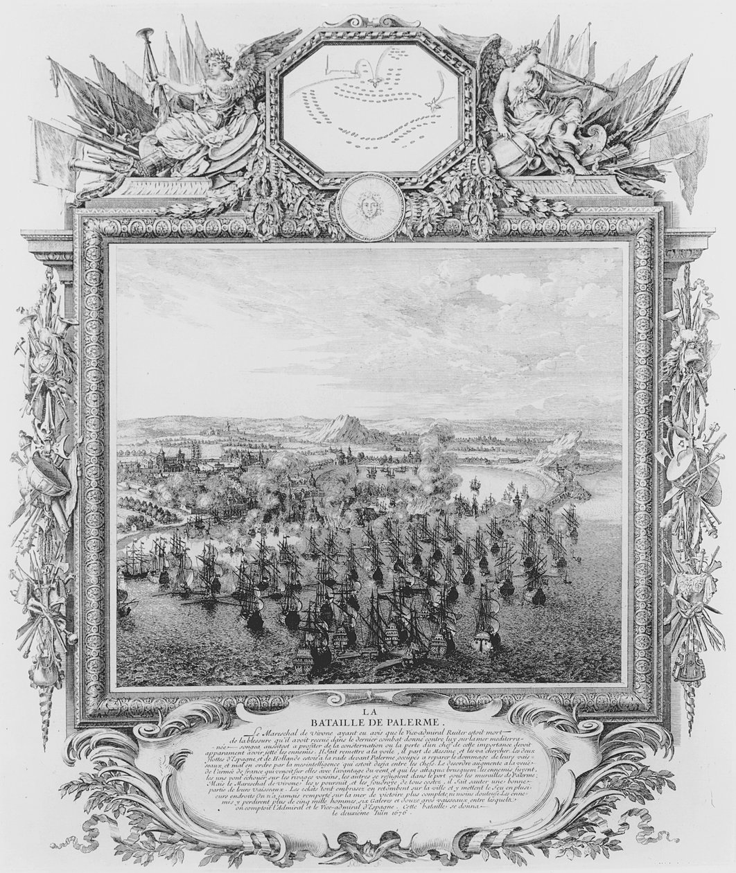 Palermo Savaşı, Haziran 1676 by French School