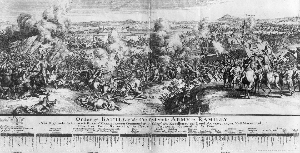 Ramillies Savaşı, 23 Mayıs 1706 by French School