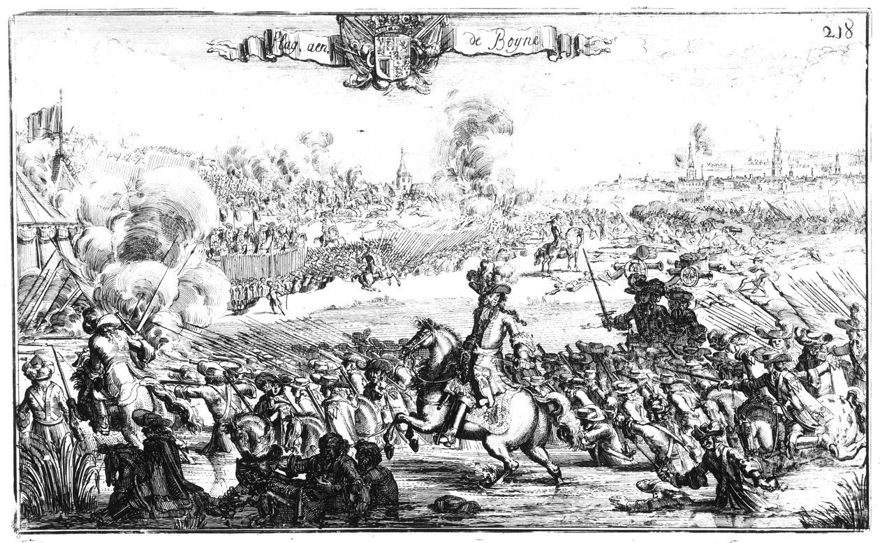 Boyne Savaşı, 1 Temmuz 1690 by French School