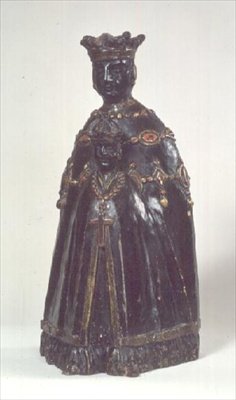 Kara Bakire (ahşap) by French School