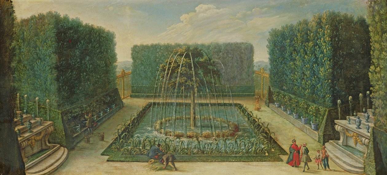 Bosquet du Marais, 18. yüzyılın başlarında by French School