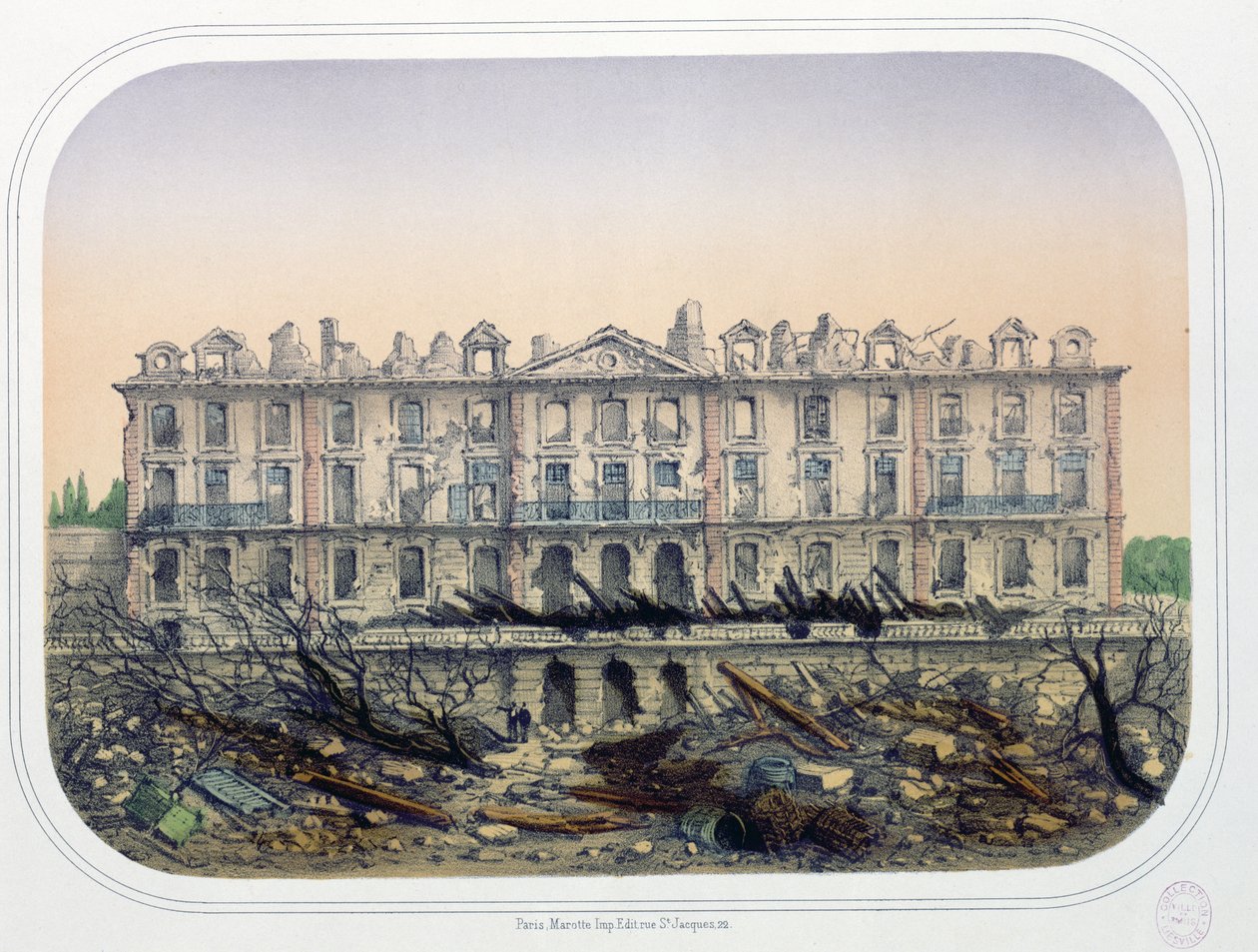 Chateau de Meudon, 1870