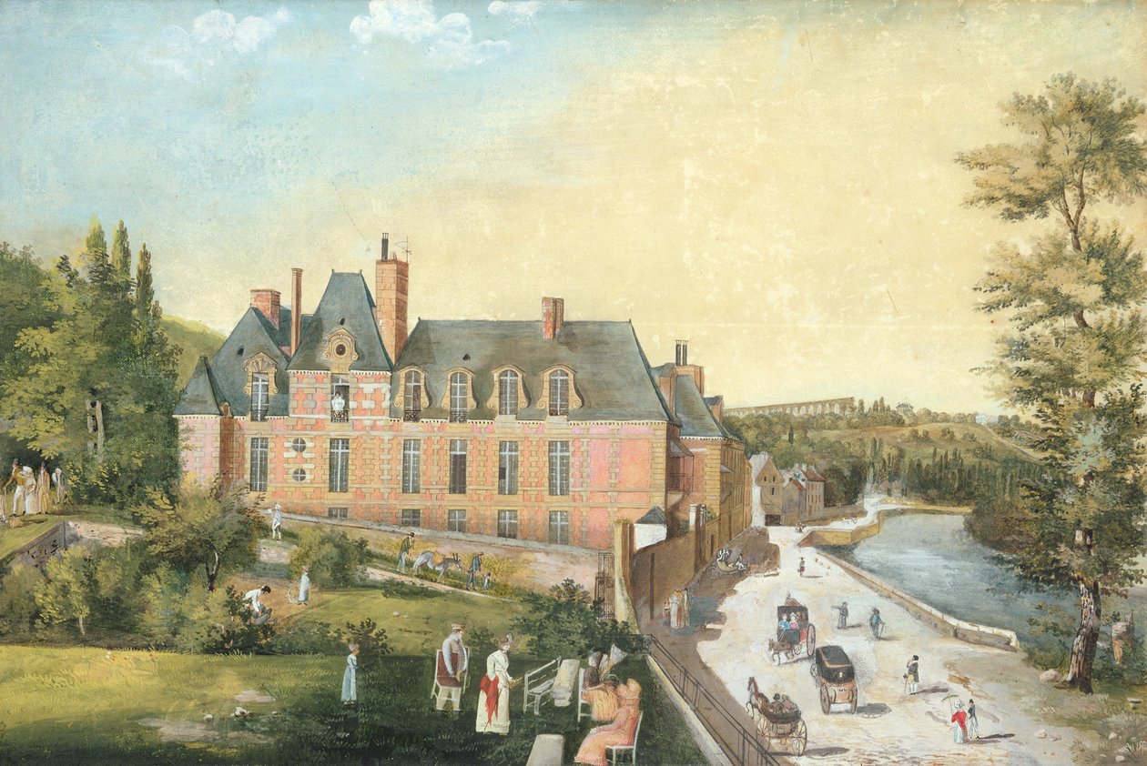 The Chateau de la Chaussee, Bougival  by French School