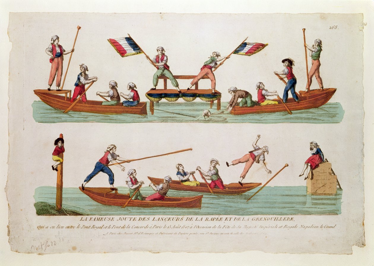 15 Ağustos 1807, Pont Royal ve Pont de la Concorde arasında gerçekleşen Rapee ve Grenouillere