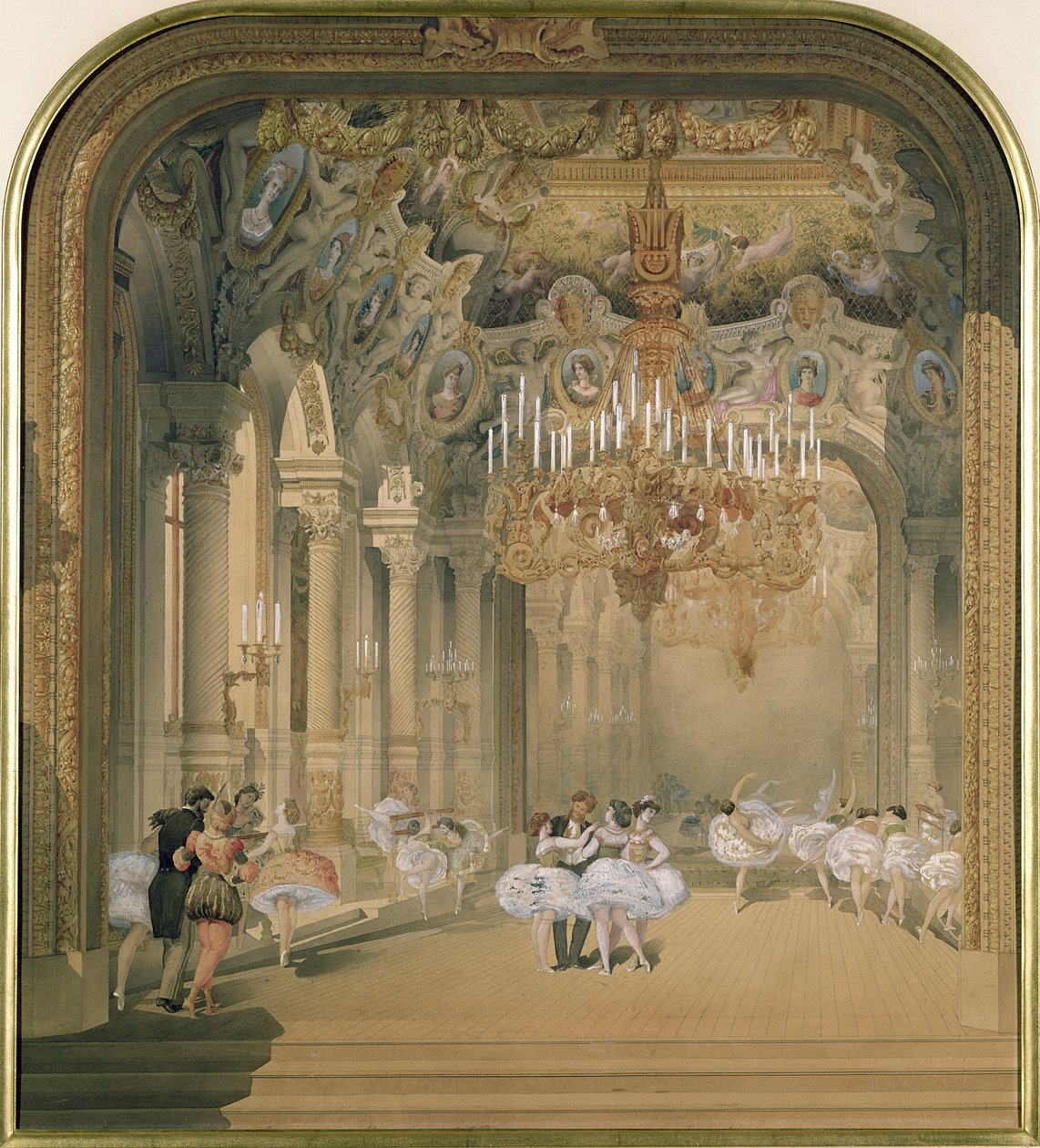Aralıkta Opera Fuayesi by French School