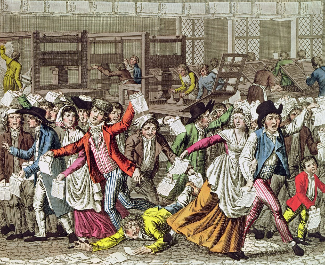 Basın Özgürlüğü, 1797 by French School