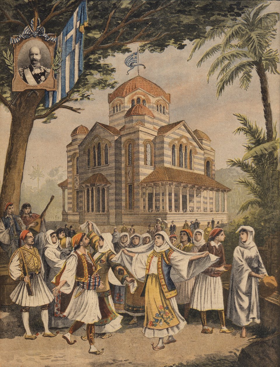 1900 Evrensel Sergisindeki Yunan Pavyonu, Paris, Le Petit Journal
