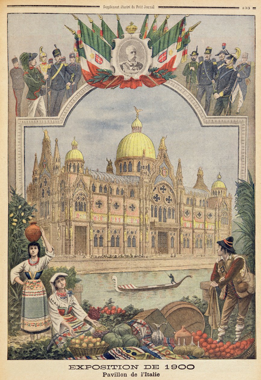 1900 Evrensel Sergisindeki İtalyan Pavyonu, Paris, 