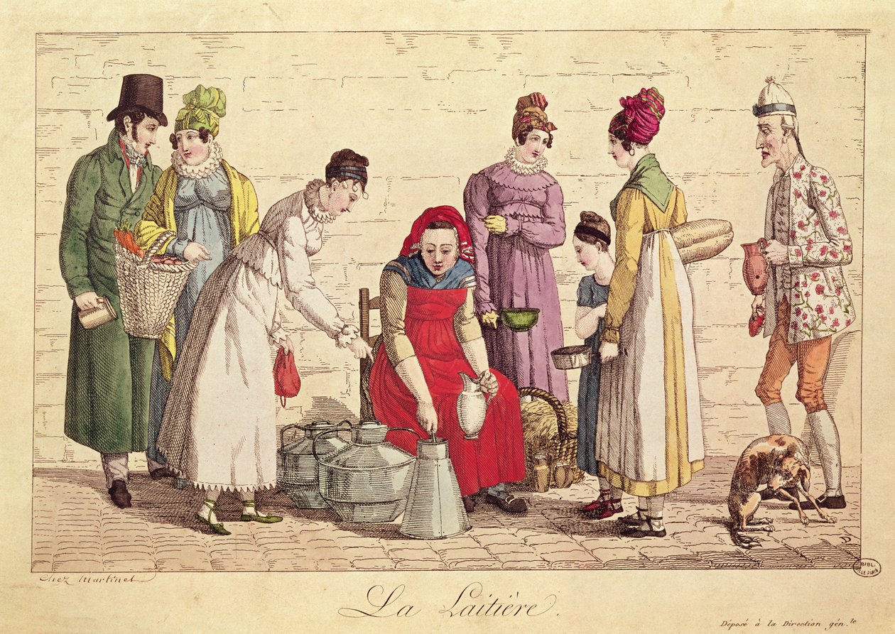 Sütçü Kız, 1815-30 by French School