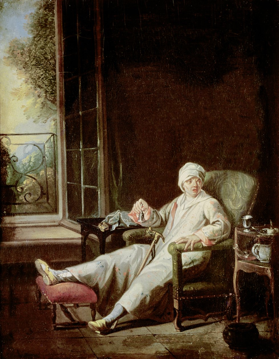 felçli adam by French School