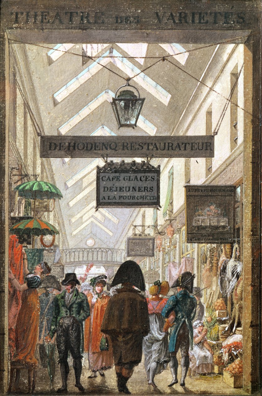 Passage des Varietes, Paris by French School