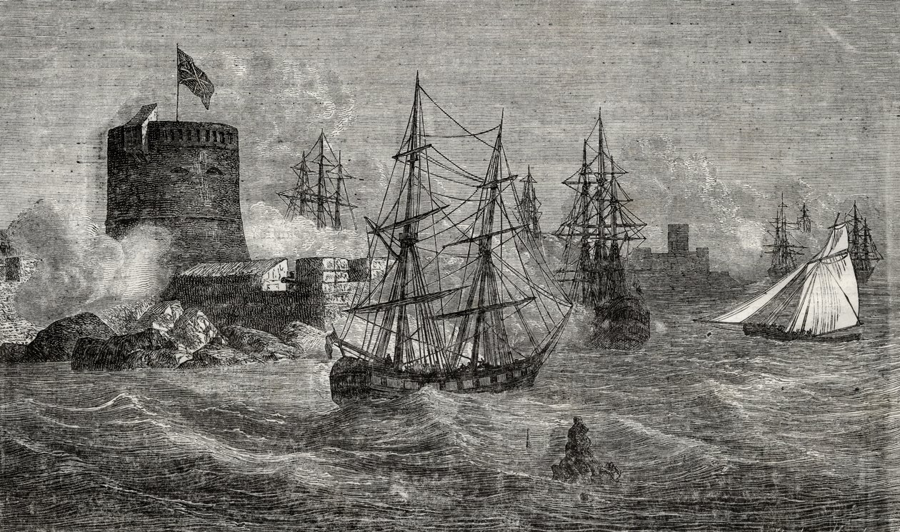 18. Yüzyılda Toulon Limanı by French School