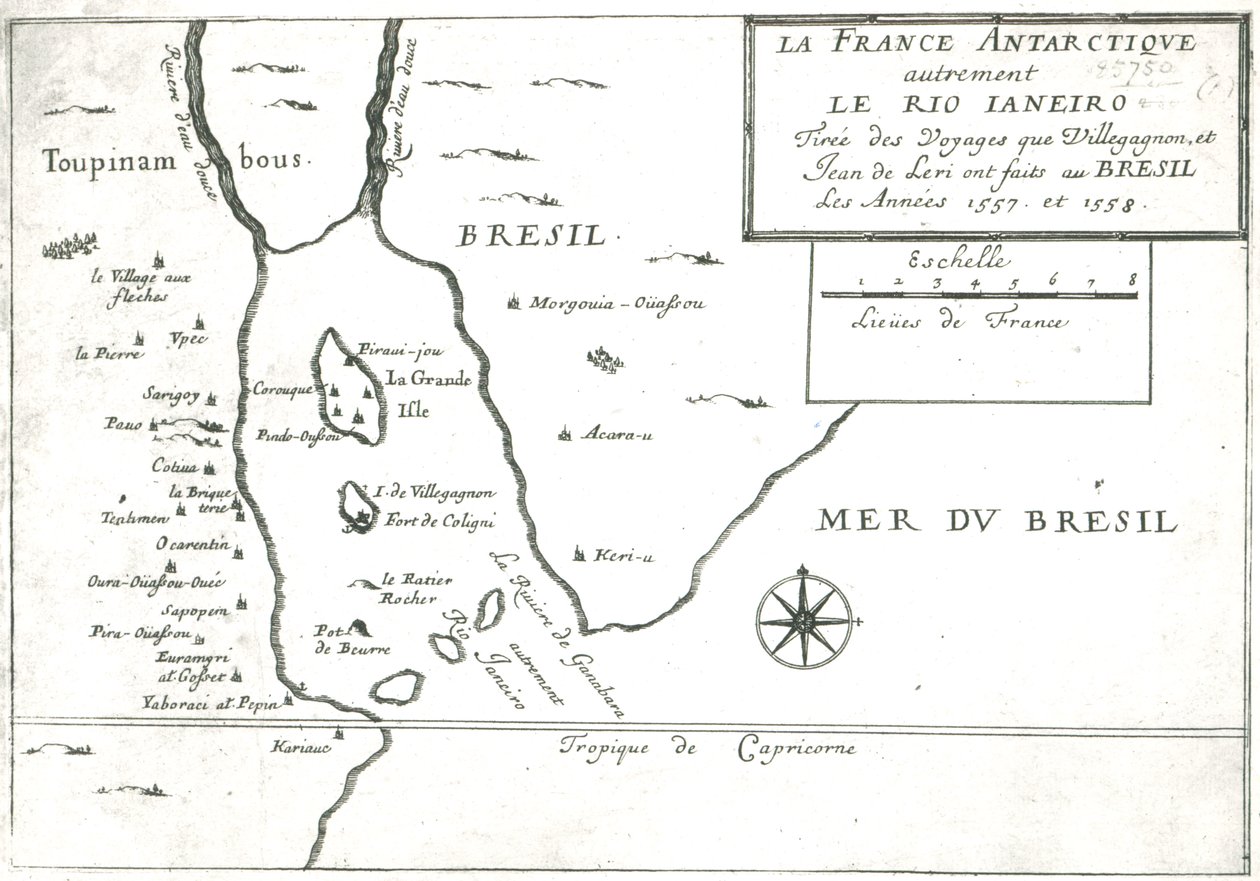 Rio Ianeiro, Villegagnon ve Jean le Leri