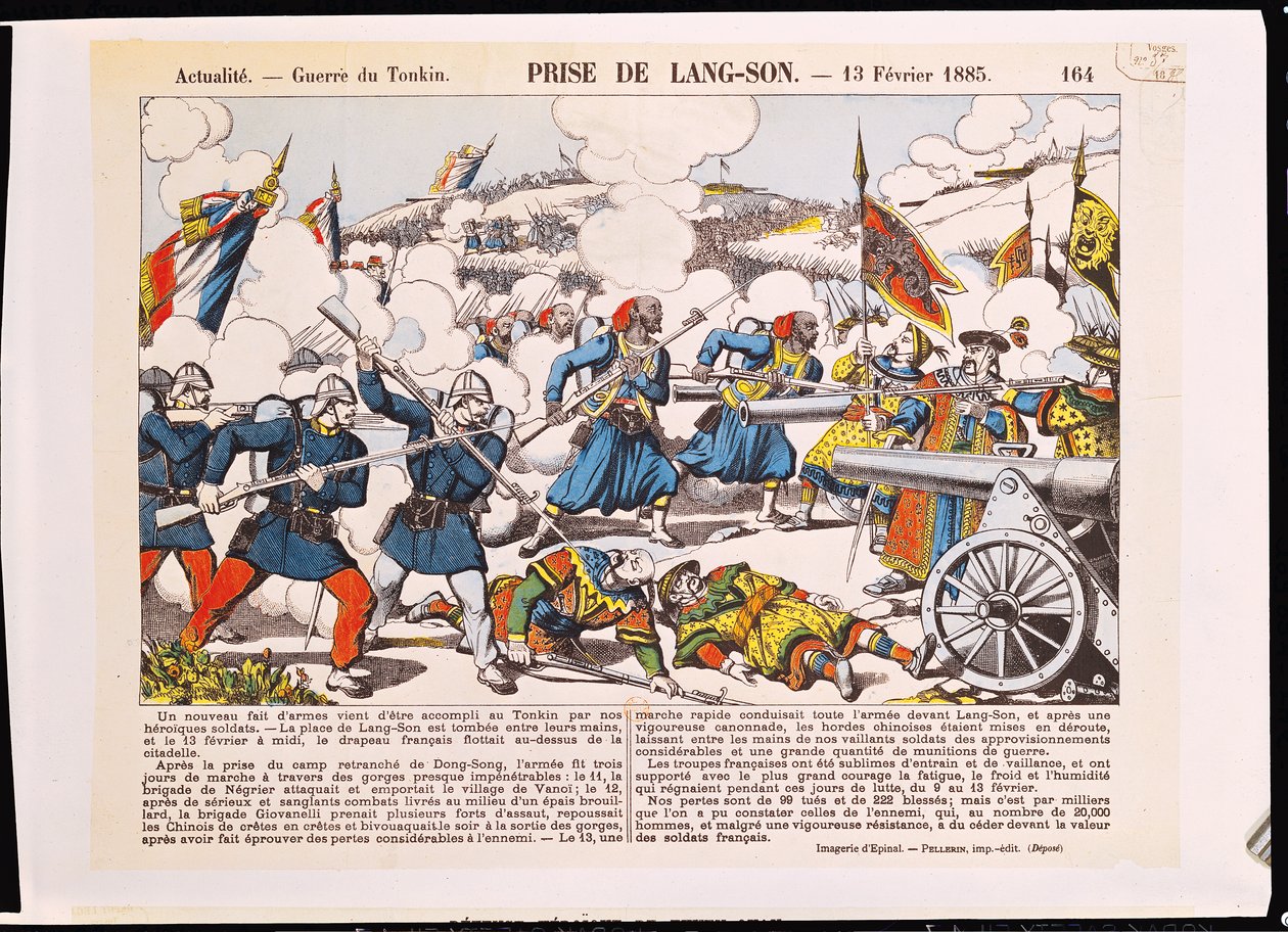 Lang-Son Kuşatması, 13 Şubat 1885 by French School