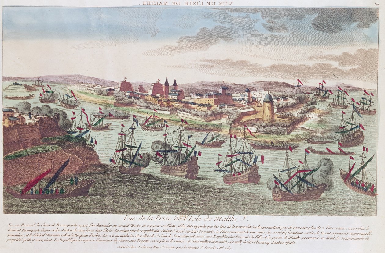 Malta Kuşatması, 12 Haziran 1798 by French School