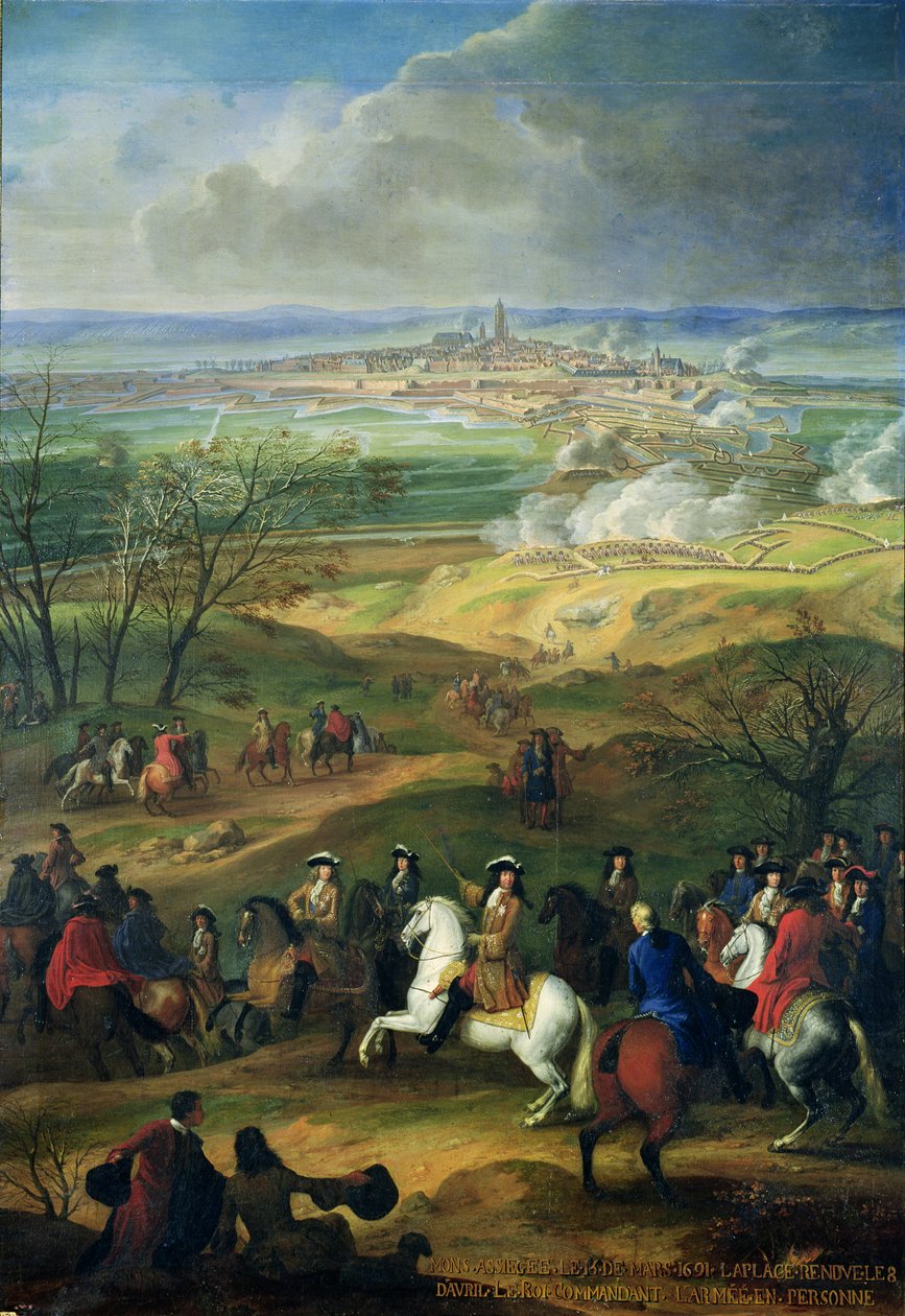 Mons Kuşatması, Louis XIV (1638-1715) 9 Nisan 1691 by French School
