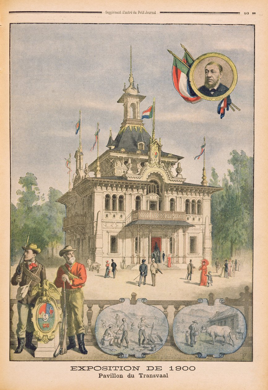 1900 Evrensel Sergisindeki Transvaal pavyonu, Paris, 