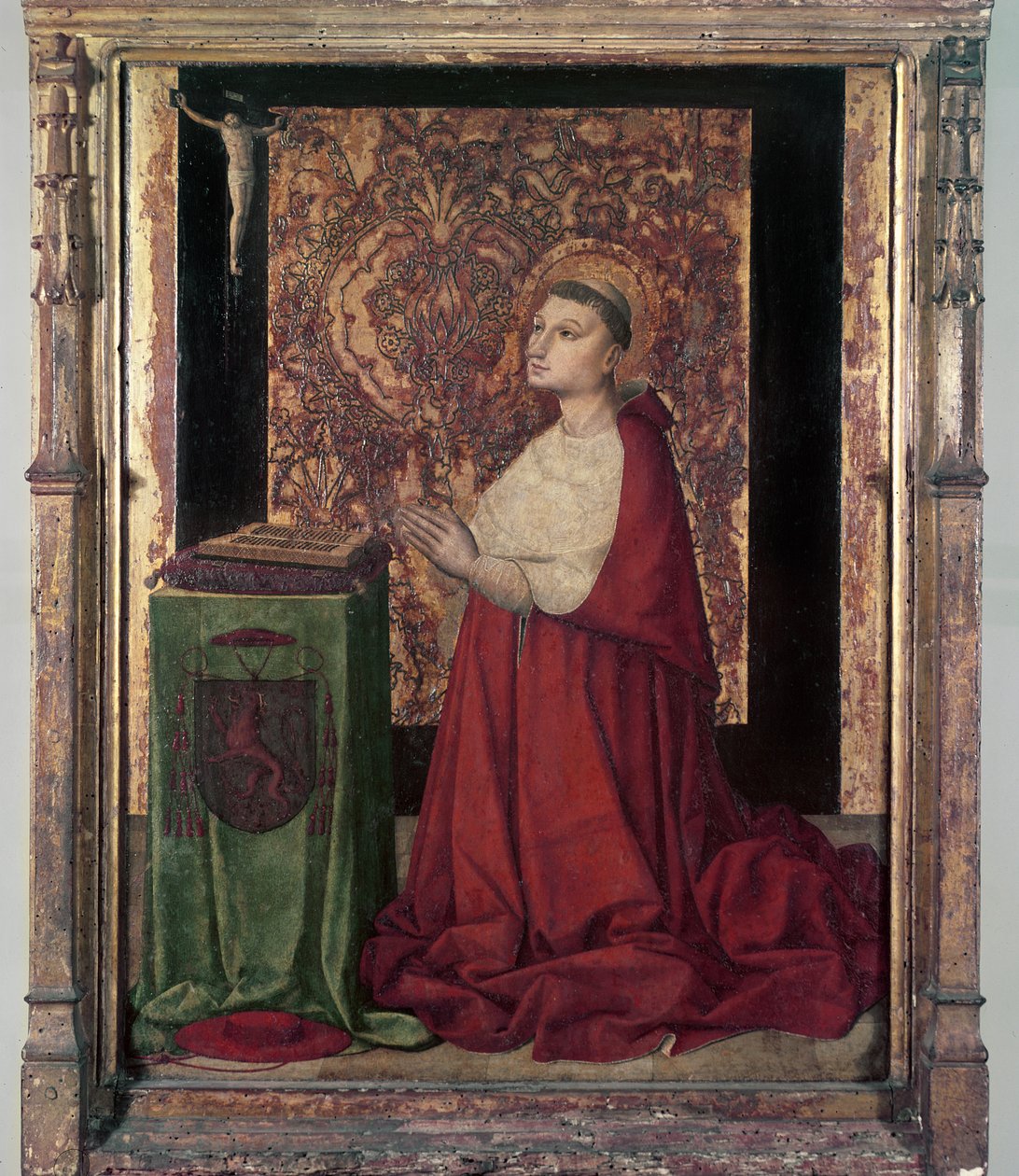 The Vision of St. Pierre de Luxembourg, Provencal School, c.1470 (panelde mizaç) by French School