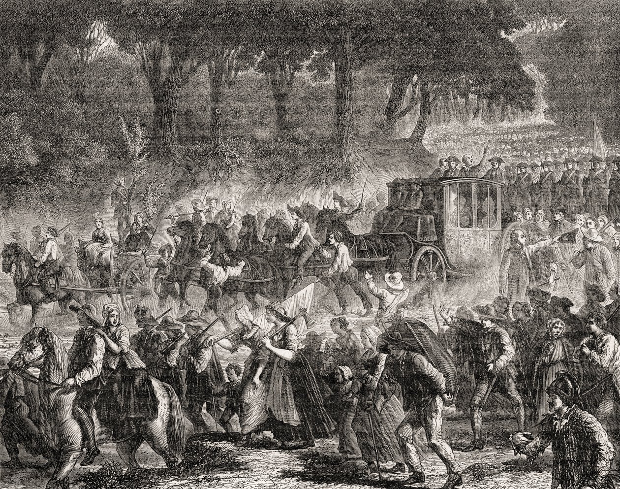 Fransız kraliyet ailesinin 1791