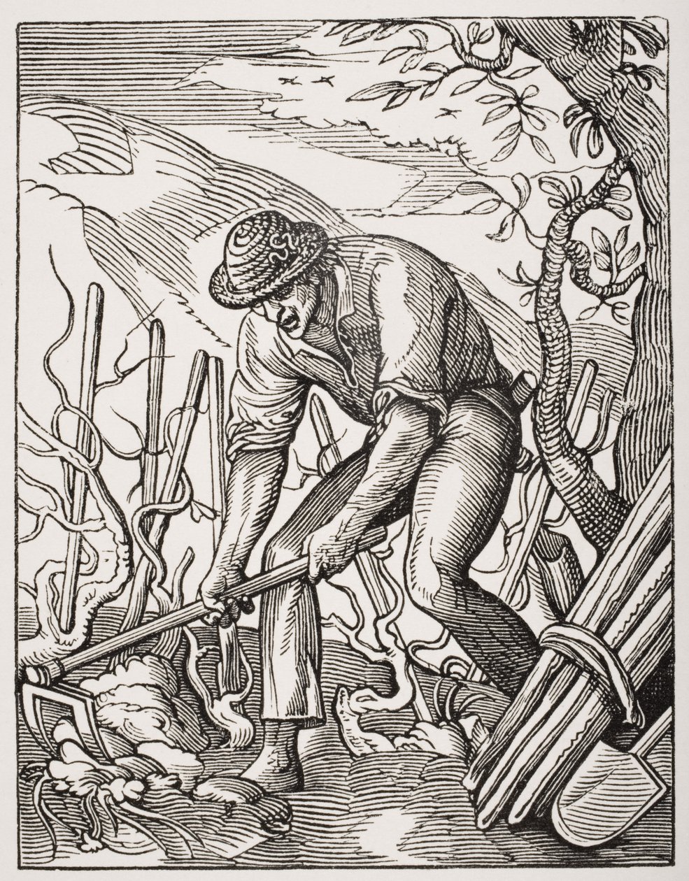 Şarap üreticisi, Jost Amman (1539-91) tarafından Paul Lacroix (1806-84) tarafından 1847