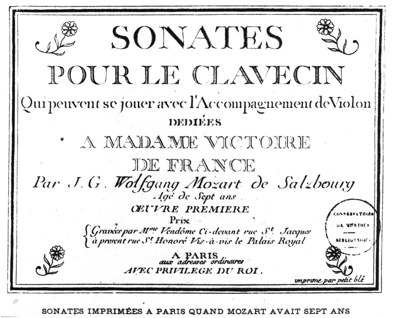Mozart (1756-91) tarafından Madame Victoire de France